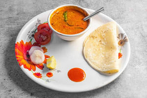 Dal Fry + 4 Butter Roti