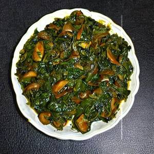 Mushroom Palak