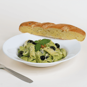 Penne Pasta In Pesto Sauce