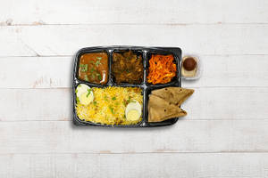 Chicken Pocket Thali