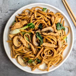 Shanghai style rice noodles