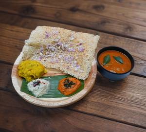 Rawa Onion Masala Dosa