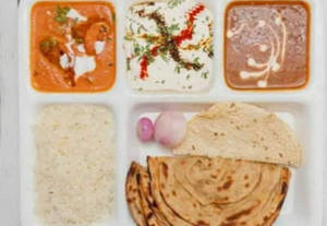 10 Butter Tandoori Roti + 2 Dal Tadka + 1 Kadhai Paneer
