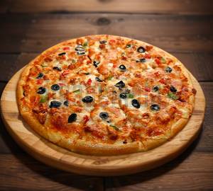 Double mixed veg pizza [8 inches]