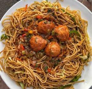 Veg Manchurian + Veg Noodles