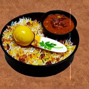 Lollypop gravy biryani