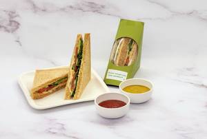 Brown Bread Cole Slaw Sandwich