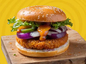 Chatpata Veg Burger