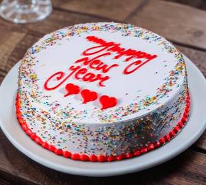 New Year Special Red Velvet  Cake