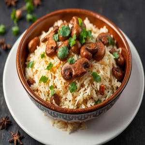 Mushroom Biriyani