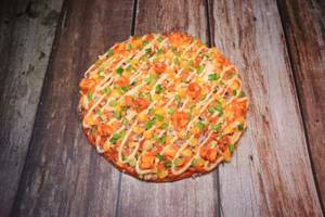 Cheese Corn Capsicum Paneer Pizza 