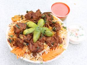Hyderabadi Mutton Biryani Fry Pcs 1000Ml