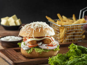 Potato Cheese Blast Burger
