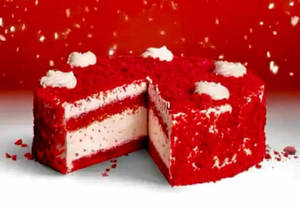 500 Ml Red Velvet Ice Cream Cake