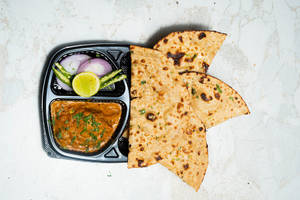 Kadhai Chicken (2pcs)+butter Tandoori Roti (2)