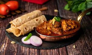 Special Chicken Curry With Two Tandoori Rotis@99