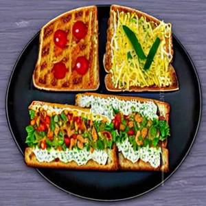 Veg Toast Cheese Sandwich