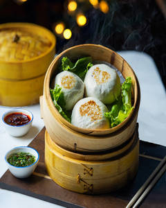 Pan Seared Protein Bao