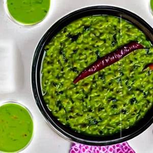 Palak Dal Khichdi
