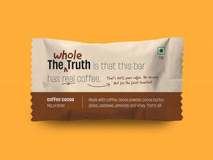 TWT Coffee Cocoa Protein Bar 52g.