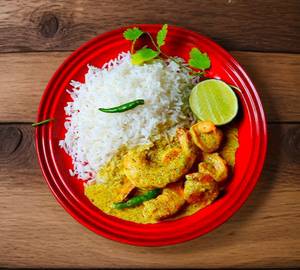 Rohu Fish Curry with Basmati Rice