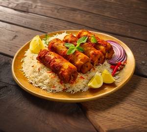 Chicken Malai Seekh Biryani [Half]