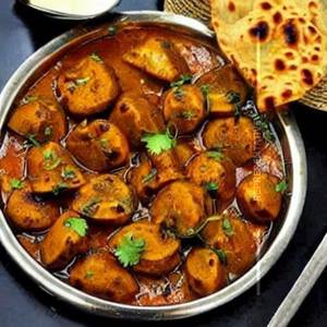 Mushroom tawa sabji