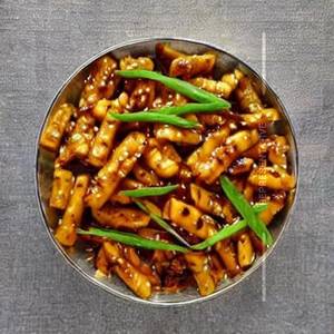 Baby Corn In Hunan Sauce Dry