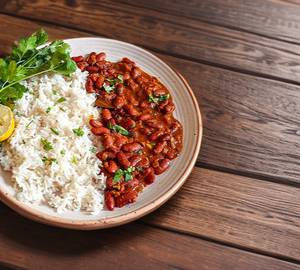 Rajma with basmati rice