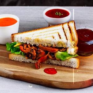 Mushroom Capsicum Sandwich