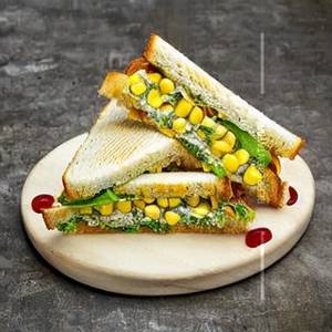 Corn Spinach Sandwich