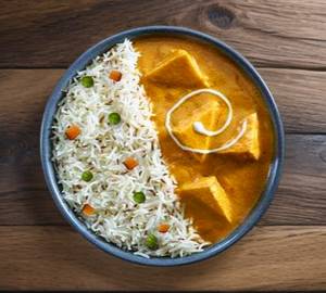Shahi paneer with chawal