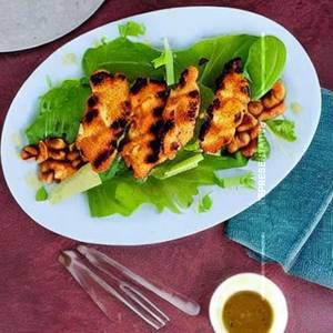Chicken Grilled Peanut Dressing Salad