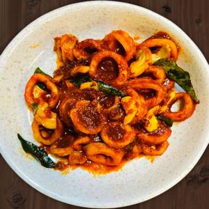 Squid ghee roast