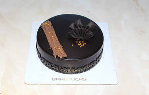 Eggless Double Choco Fantasy Cake