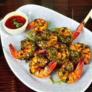 Korean Black Pepper Prawns Dry