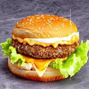 Double Cheese Burst Burger  
