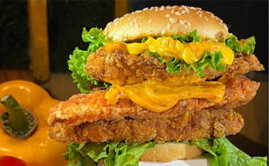 Chicken Garlic Chilli Burger