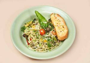 Spaghetti Aglio E Olio Chicken