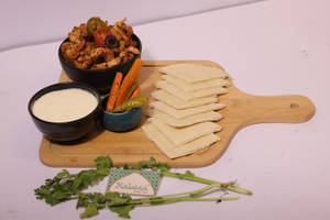 Shredded Chicken With Pitta Bread