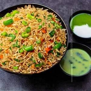 Veg Tripple Schewan Fried Rice