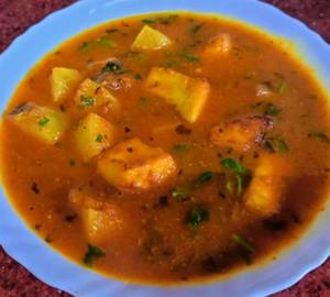 Paneer Aloo Sabzi  2 Tawa Paratha