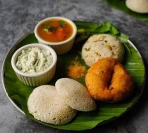 2 pc idli and vada [1 piece]