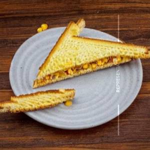 Cheese corn sandwich