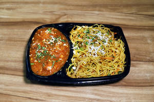 special combo  manchurian with noodles