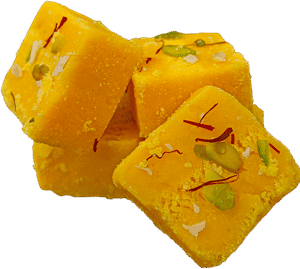 Khoya Kesar Burfi