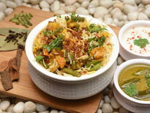 Zafrani Veg Dum Biryani