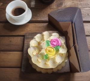 Fresh Cream Vanilla Cake