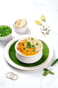 Peshwari Paneer With Matar Pulao Rice Bowl