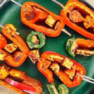 Paneer Stuffed Capsicum